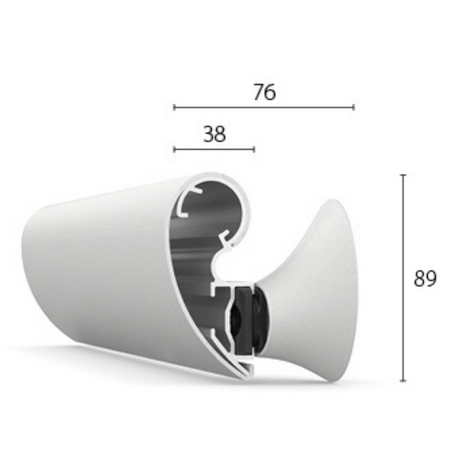 Zestaw Odbojoporęcz HRB 35 kolor 12 Kobalt