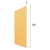 Taśma ochronna TP 200 mm kolor 15 Ochra