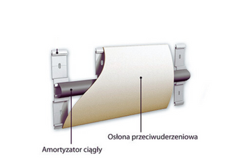Osłona przeciwuderzeniowa SCR80 + amortyzator